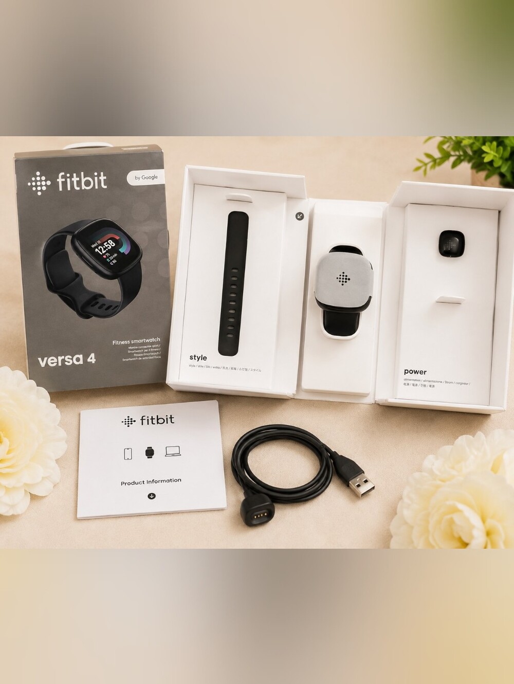Fitbit Versa 4 Fitness Smartwatch – Black